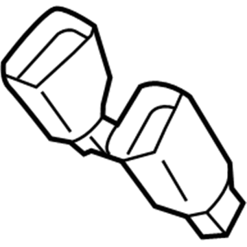 Nissan 89842-3JA8B Buckle Belt Assembly, 3Rd Seat