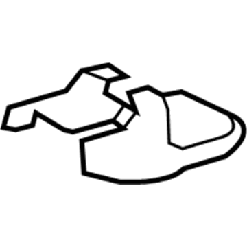 Lexus 72138-33110-C0 Cover, Seat Track Bracket