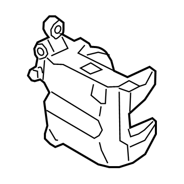 BMW 34-20-6-890-758 BRAKE CALIPER HOUSING, RED
