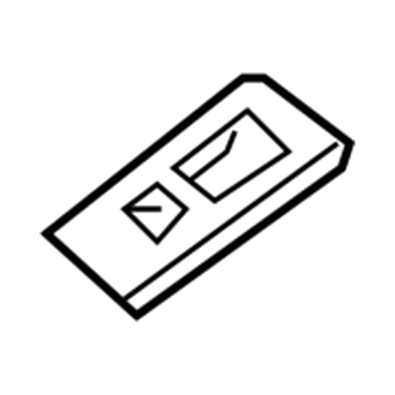 Nissan 80960-7S000 Finisher-Power Window Switch, Front RH