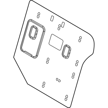 Kia 89344CV020WK BOARD ASSY-2RD SEAT