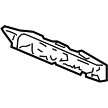 Lexus 52576-0E010 Retainer, Rear Bumper Side, LH