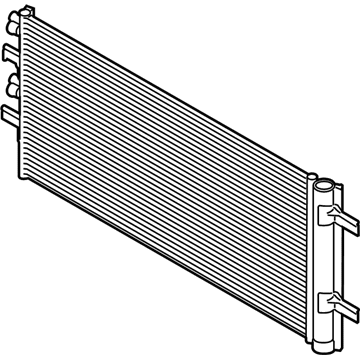 BMW 64-53-9-286-712 Condenser Air Conditioning With Drier