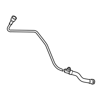 BMW 17-12-7-640-827 Line, Expansion Tank-Thermostat