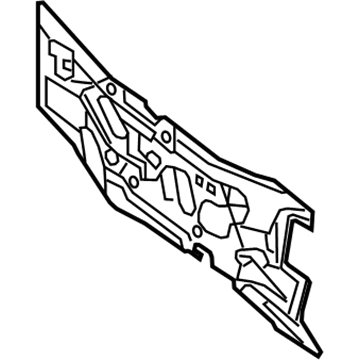 Infiniti 67810-3JA0A INSULATOR-Dash Lower, Front