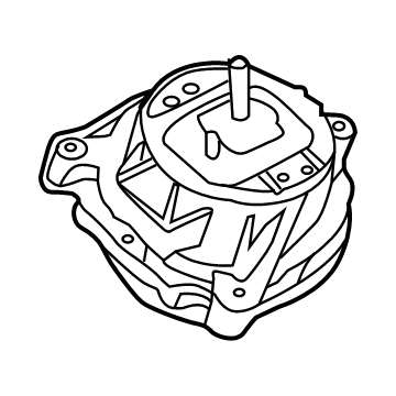 BMW 22-11-2-284-818 Engine Mount Right