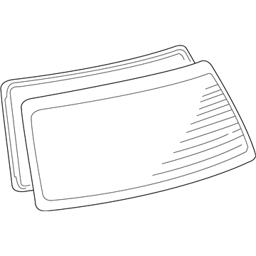 Lexus 64813-48010 Moulding, Back Window, Outside