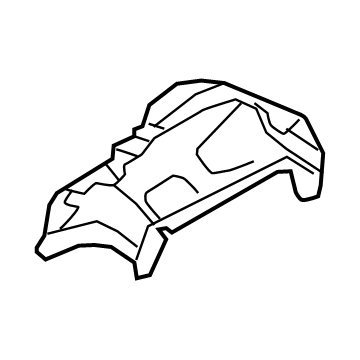 BMW 11-65-8-652-464 Heat Protection, Rear