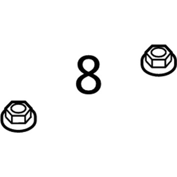 Ford -W701694-S441 Battery Holder Nut