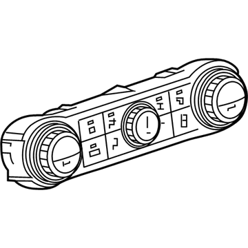 GM 84246526 Dash Control Unit