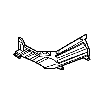 Hyundai 86675-AA800 Cover-RR Bumper Under, LH