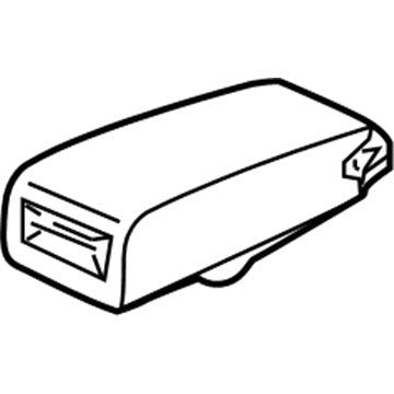 Acura 82180-SEP-A01ZD Armrest Assembly, Center (Light Cream Ivory) (Leather)