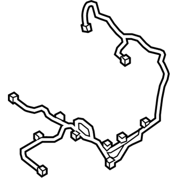 Nissan 87019-5AB0A Harness-Front Seat, RH