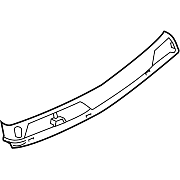BMW 51-45-6-992-299 Trim.Pan.Instrument.Panel. Fineline/Metal Front.Passenger.