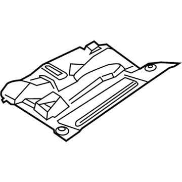 BMW 51-45-9-299-470 Trim Panel, Footwell, Airbag, Front Passenger