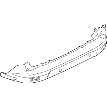 Ford DT1Z-17906-AA Bumper Cover