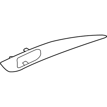 Infiniti 82930-1BV0A Finisher-Rear Door, Upper RH