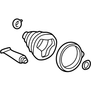 Toyota 04439-17021 Inner Boot