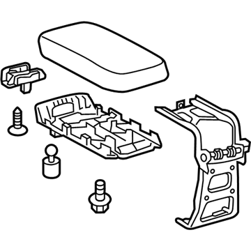 Lexus 58905-76011-C2 Door Sub-Assembly, Console