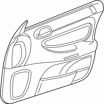 Mopar UL321DVAC Panel-Front Door Trim