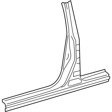 Lexus 61311-50020 Pillar, Center Body, Outer RH