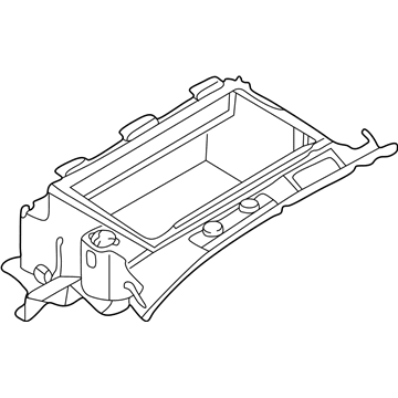 BMW 51-16-8-196-111 Glove Box Housing
