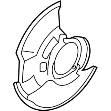 Kia 51756H9500 Front Brake Disc Cover
