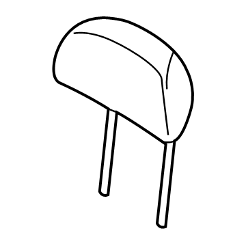 BMW 52-20-7-406-041 HEADREST BASIS, LEATHER