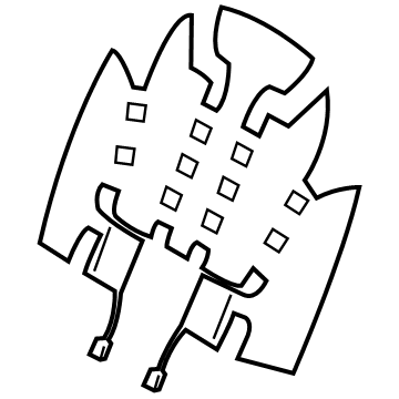 BMW 52-20-7-360-563 Heating Element, Basic Backrest, Left