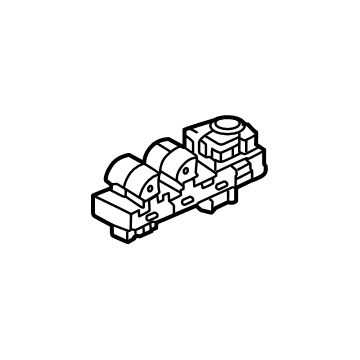 GM 85103346 SWITCH ASM-FRT S/D WDO CONT *JET BLACK