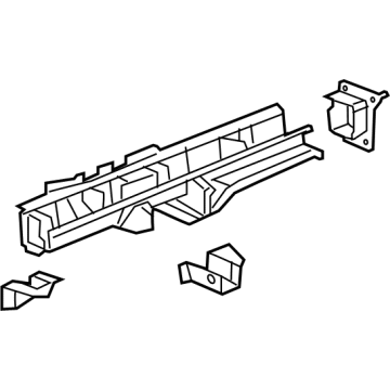 GM 84495493 Rear Rail