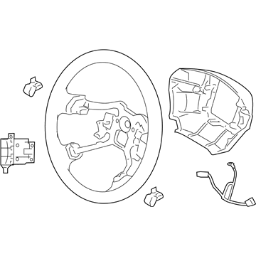 Hyundai 56100-3VGA5-HZ Steering Wheel Assembly