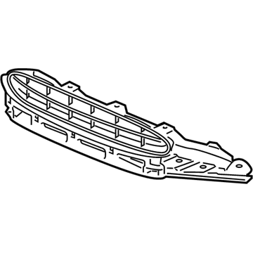 Honda 71110-TP6-A00 Extension, FR. Bumper (Lower)