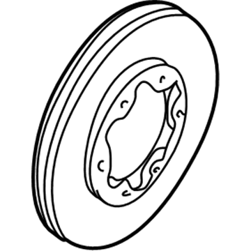 Nissan 40206-VJ200 Rotor - Disc Brake, Front