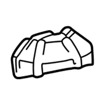Lexus 12391-50040 INSULATOR, Engine Mounting