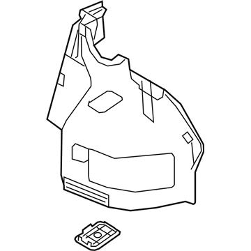 Toyota 64721-06380-C1 Trunk Side Trim