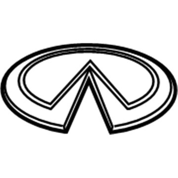 Infiniti 90891-1BA0A Back Door Emblem
