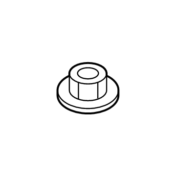 BMW 07-12-9-904-381 Hex Nut With Plate