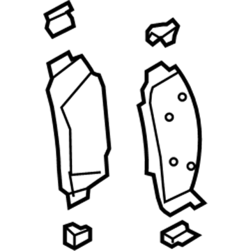 Ford DC3Z-2001-H Front Pads