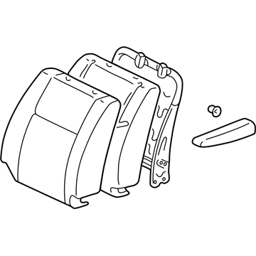 Toyota 71430-0C050-B1 Seat Back Assembly