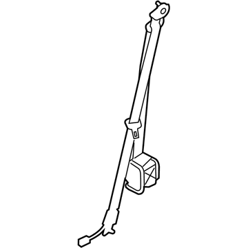 Ford BL3Z-18611B09-AA Lap & Shoulder Belt