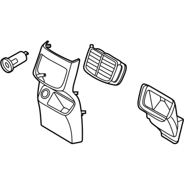 Kia 84640Q5000WK Console Cover Assembly