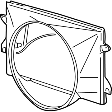 Ford F65Z8146BE Fan Shroud