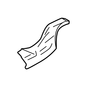 Nissan G55E0-6LBMA Closing Plate-Rear Side Member, RH