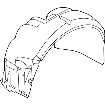 BMW 51-71-8-150-289 Cover, Wheel Housing, Front Left