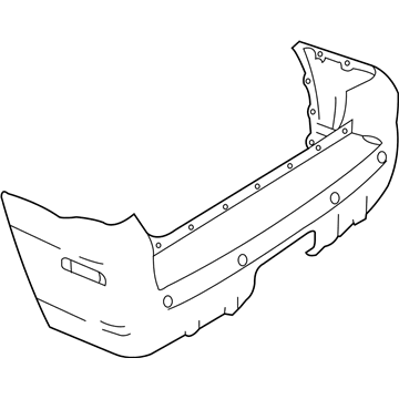Ford 6L9Z-17K835-CAPTM Bumper Cover
