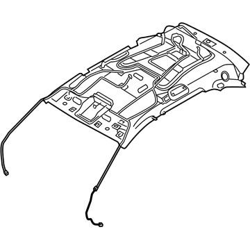 Hyundai 85401-3J010-6T Headlining Assembly