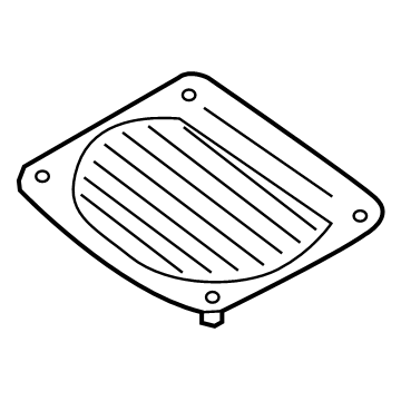 BMW 65-13-2-622-658 CENTRAL WOOFER TRIM