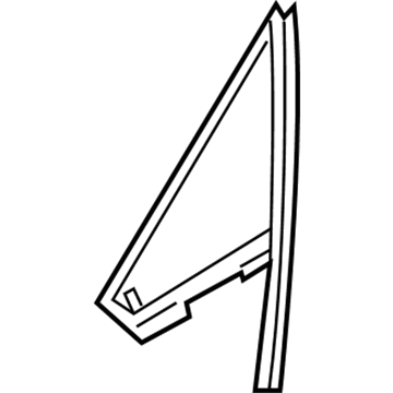 BMW 51-33-7-313-015 Side Window, Green, Door, Front Left