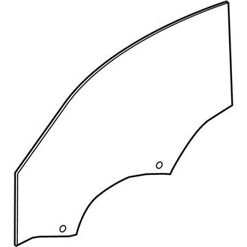 BMW 51-33-7-313-011 Door Window, Left